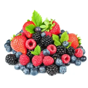 Mix frutas vermelhas congeladas 1kg – Framboesa, Morango, Amora e Blueberry